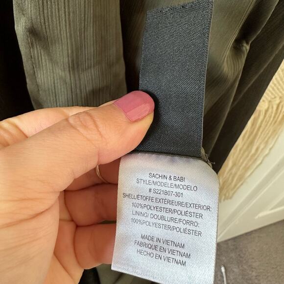 Sachin & Babi Green Alli Gown - Picture 4 of 10